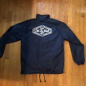 RARE Vans Mens Blue Lightweight Fleece Jacket